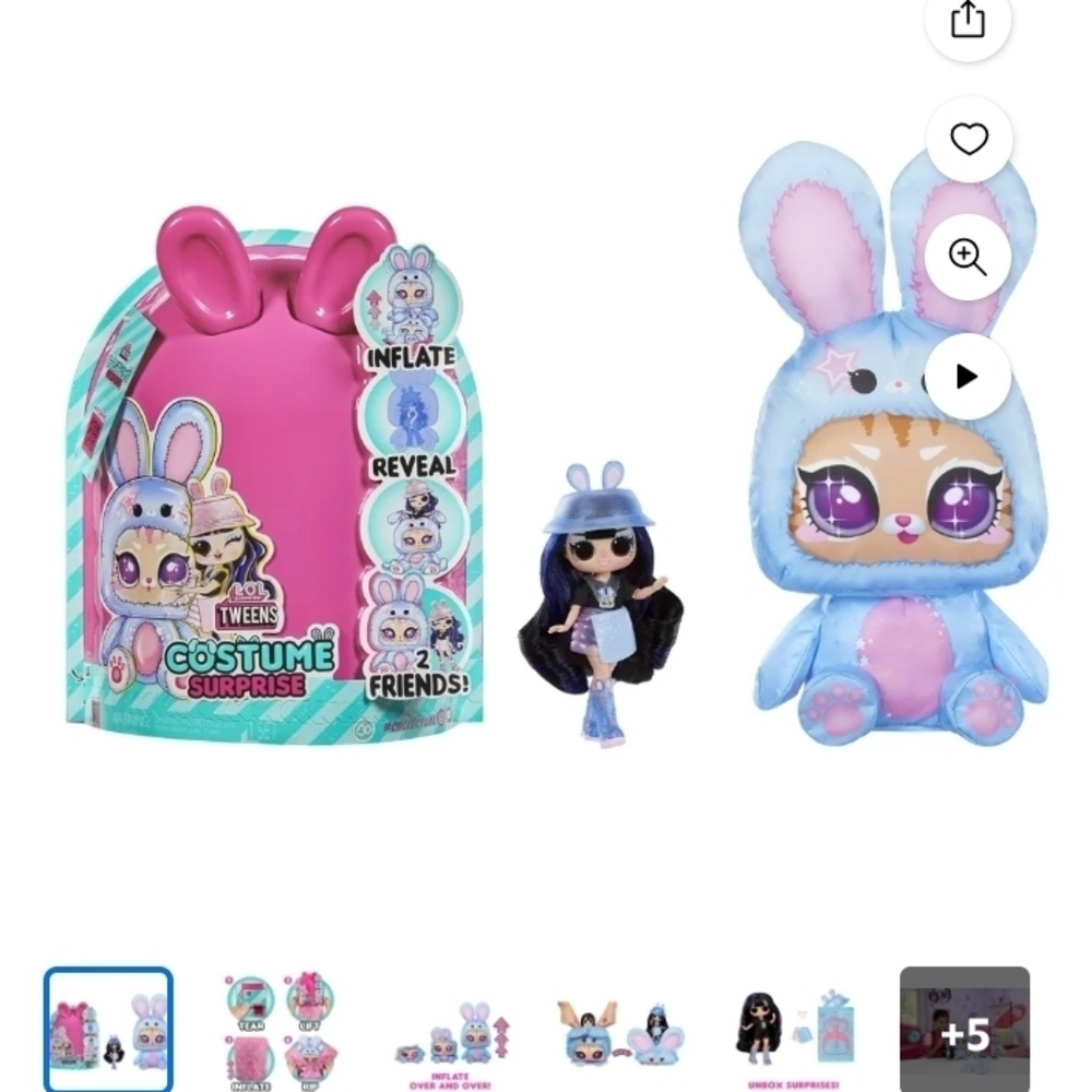 L.O.L. Surprise! Tweens Costume Set - Pink and Blue
